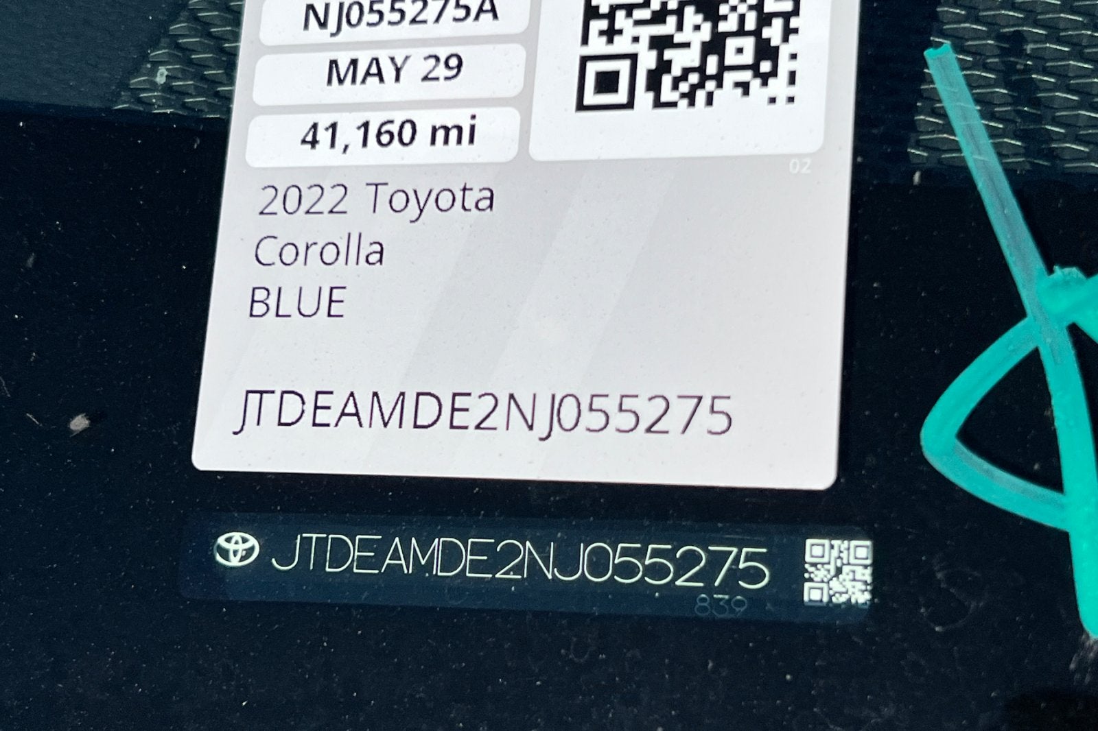 2022 Toyota Corolla Hybrid LE