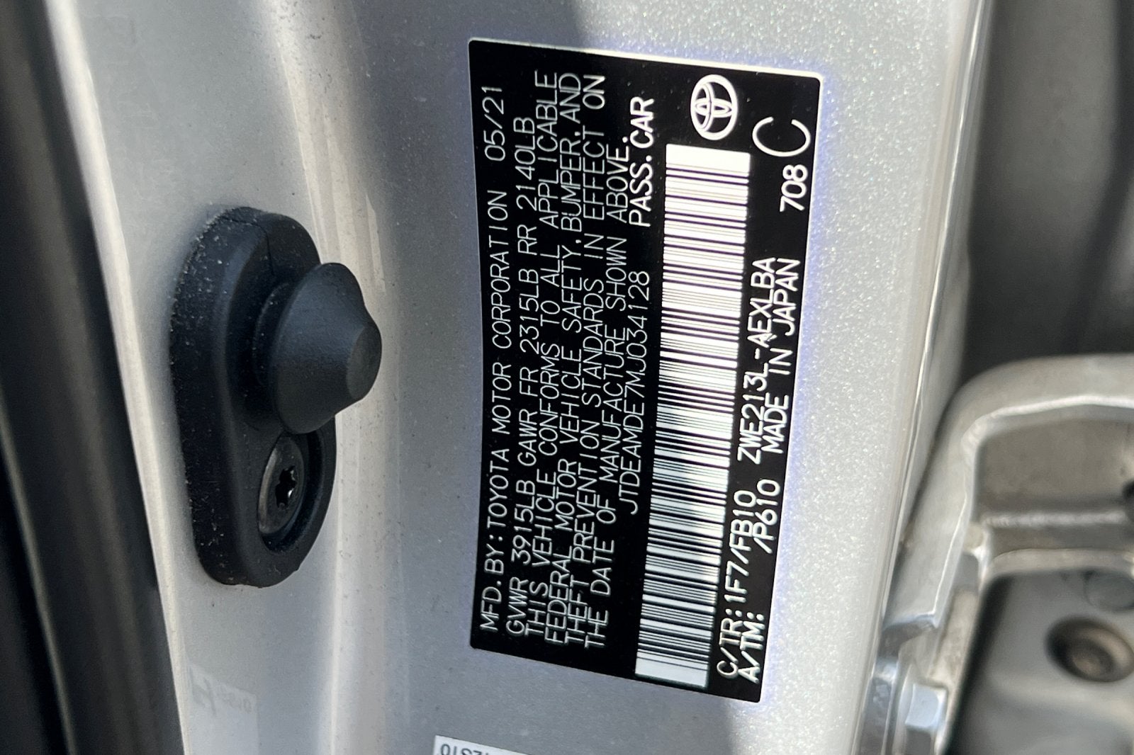 2021 Toyota Corolla Hybrid LE