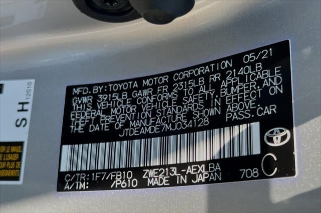 2021 Toyota Corolla Hybrid LE