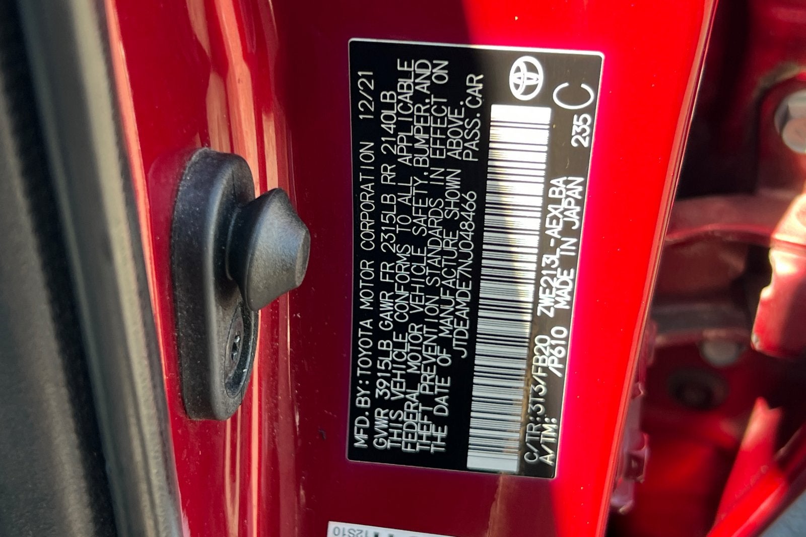 2022 Toyota Corolla Hybrid LE