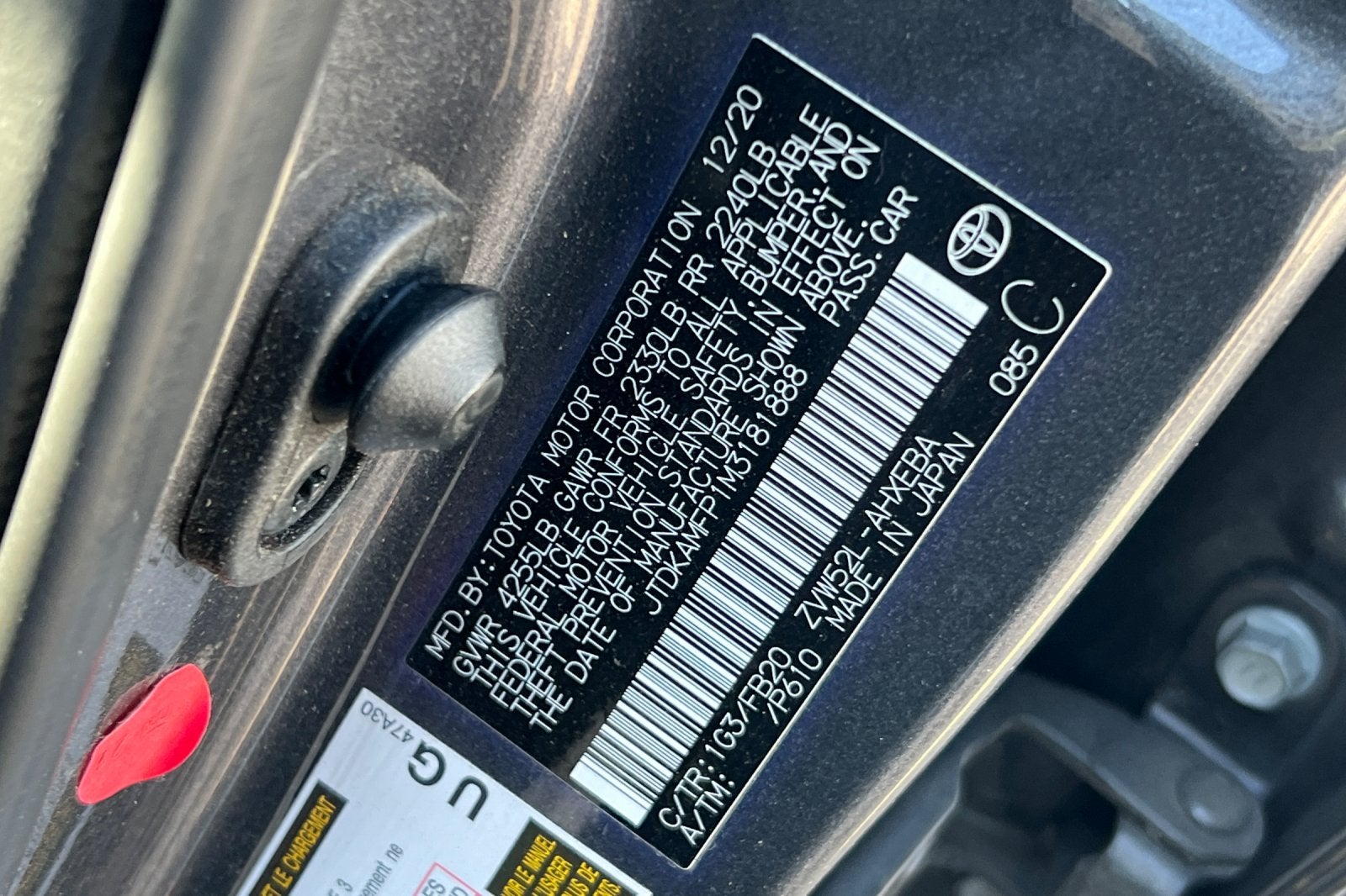 2021 Toyota Prius Prime LE