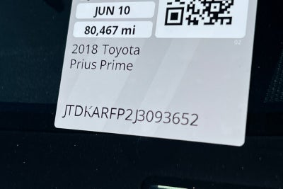 2018 Toyota Prius Prime Premium