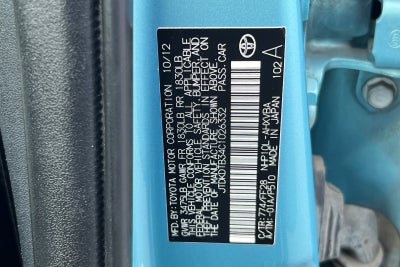 2012 Toyota Prius c Two