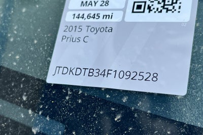 2015 Toyota Prius c Two