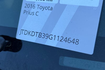 2016 Toyota Prius c Four