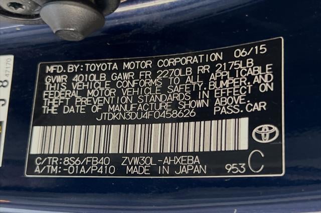 2015 Toyota Prius Four