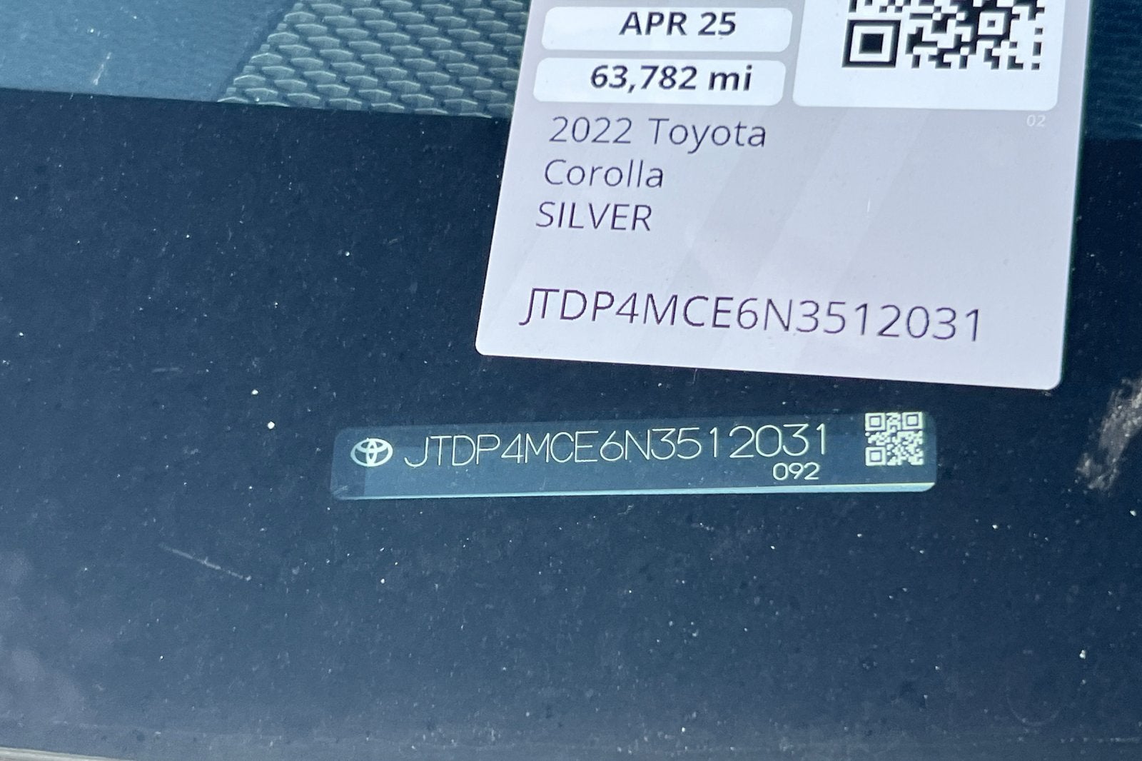 2022 Toyota Corolla SE