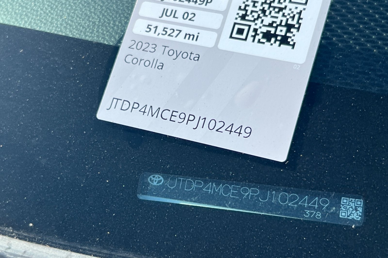 2023 Toyota Corolla SE