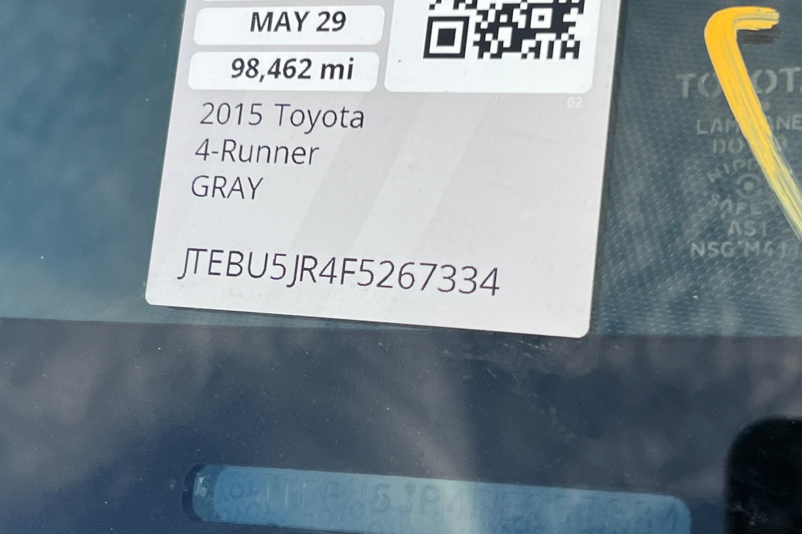 2015 Toyota 4Runner Trail