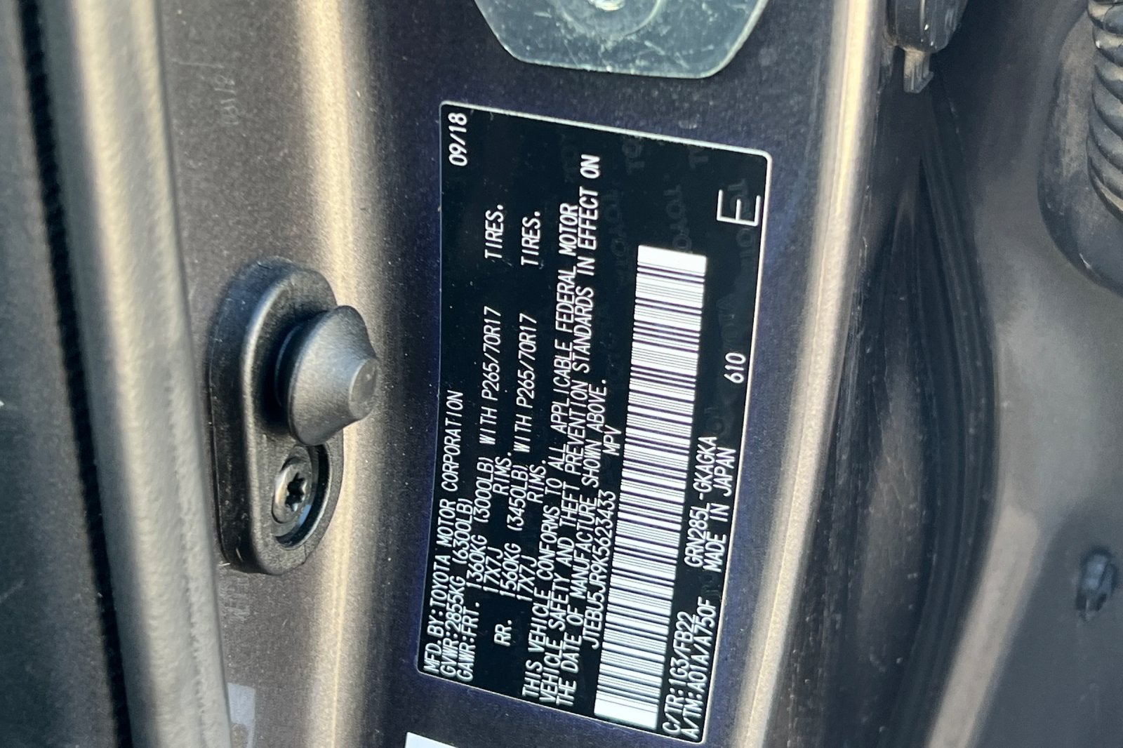 2019 Toyota 4Runner SR5