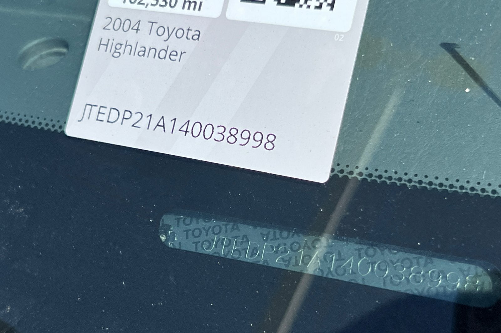 2004 Toyota Highlander Base