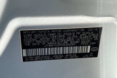 2016 Lexus IS 200t 