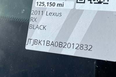 2011 Lexus RX 350 