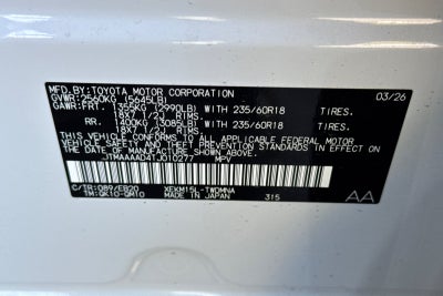 2026 Toyota C-HR SE
