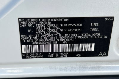 2023 Toyota bZ4X Limited