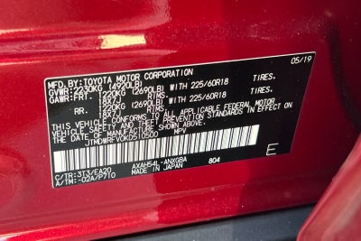 2019 Toyota RAV4 Hybrid Limited