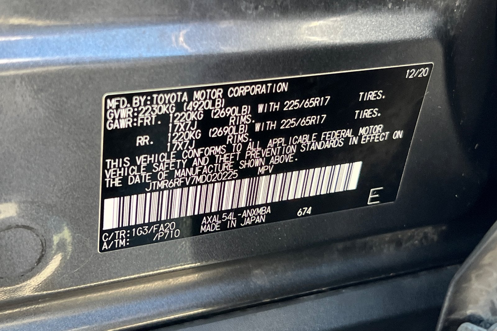 2021 Toyota RAV4 Hybrid XLE