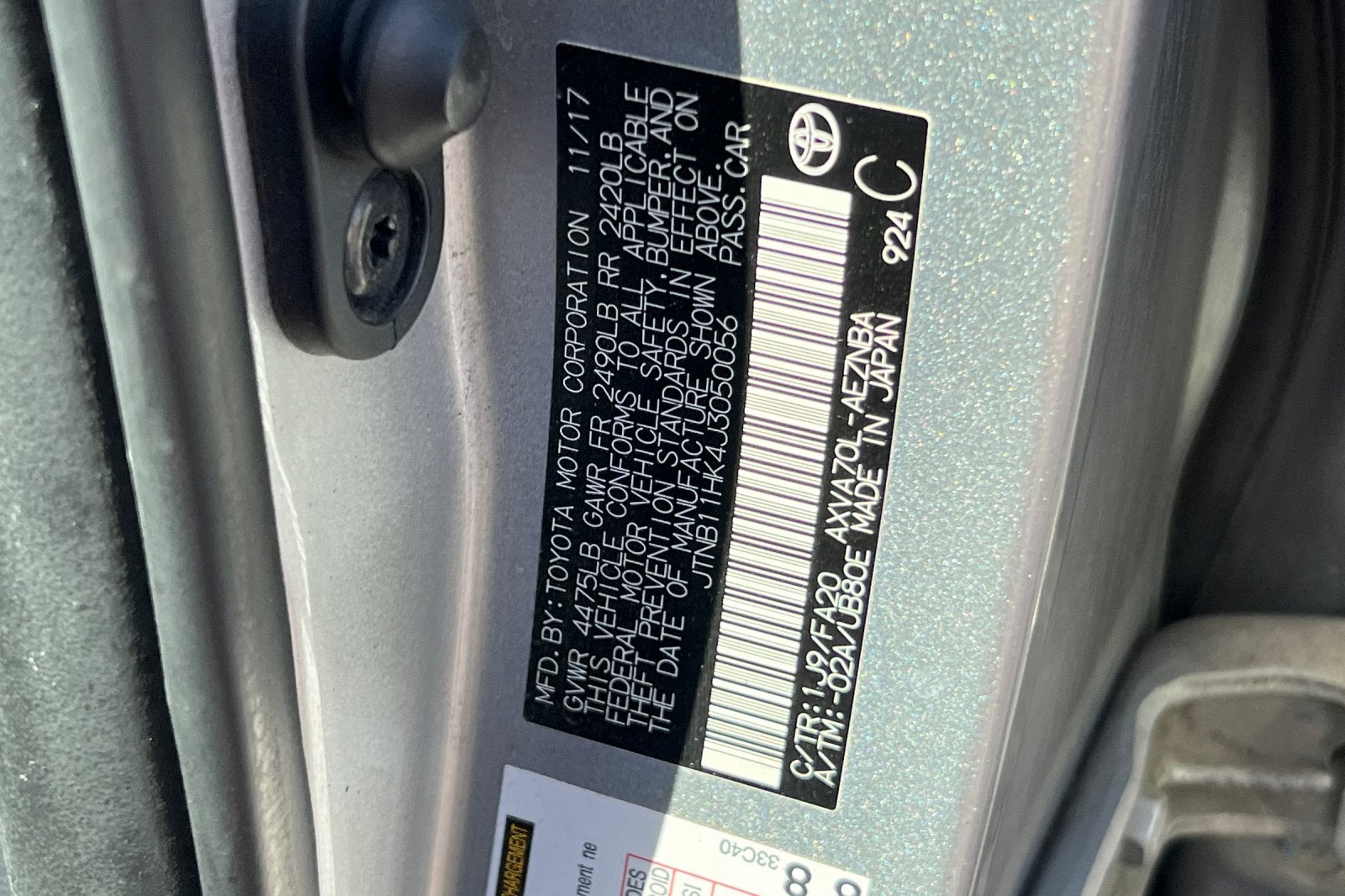 2018 Toyota Camry LE