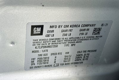 2021 Chevrolet Trax LT