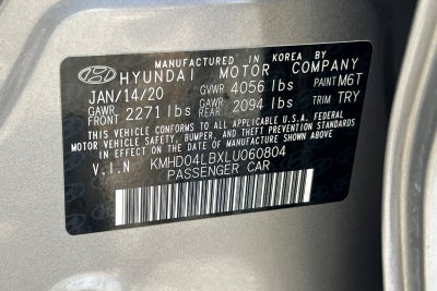 2020 Hyundai Elantra Sport