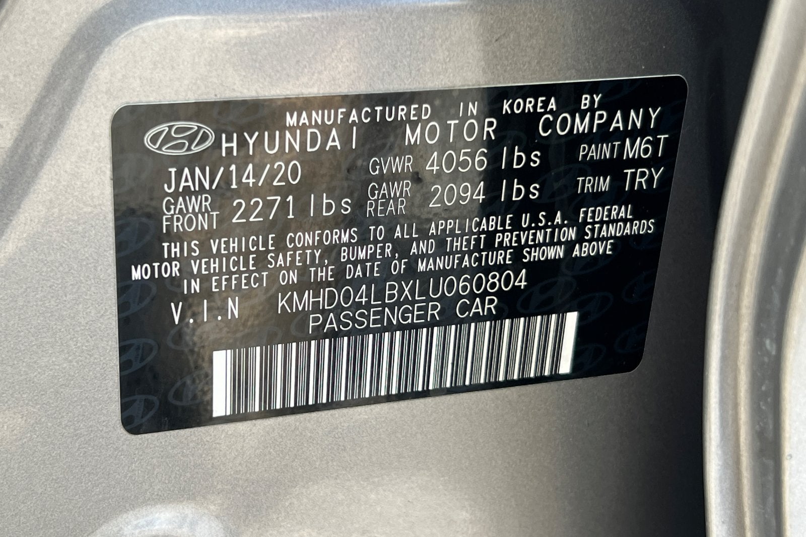 2020 Hyundai Elantra Sport