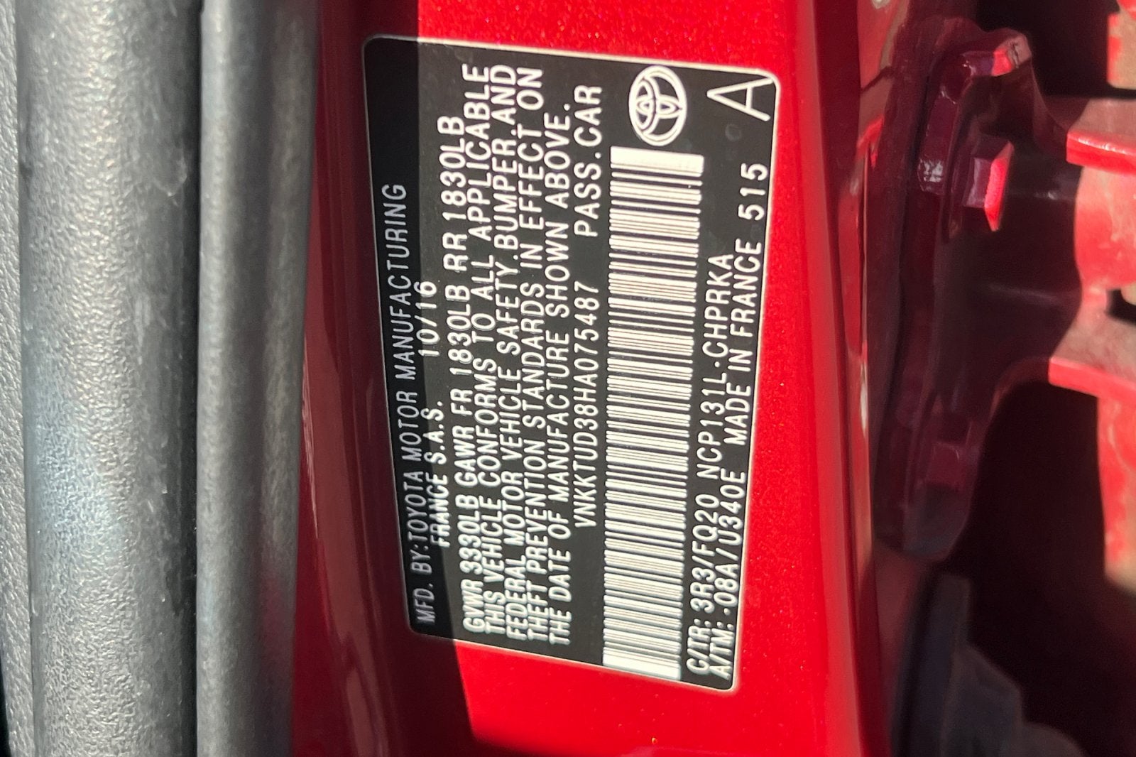 2017 Toyota Yaris L