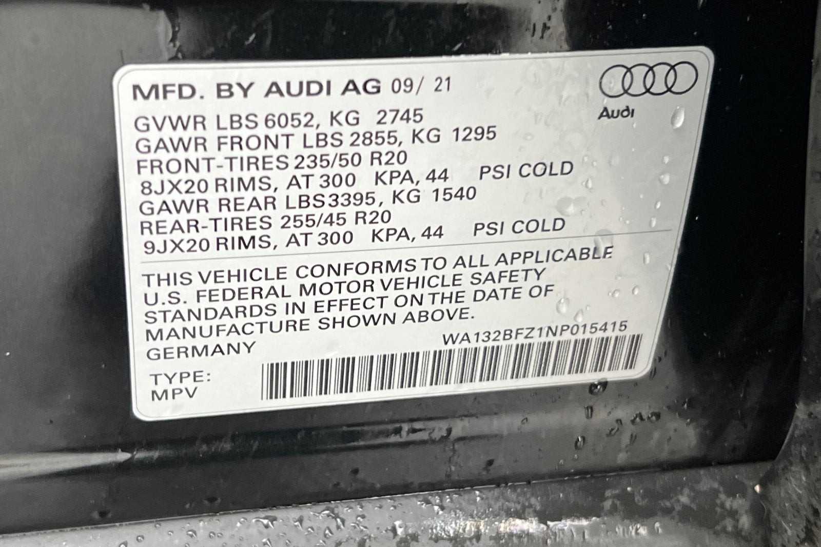 2022 Audi Q4 e-tron Sportback Premium Plus