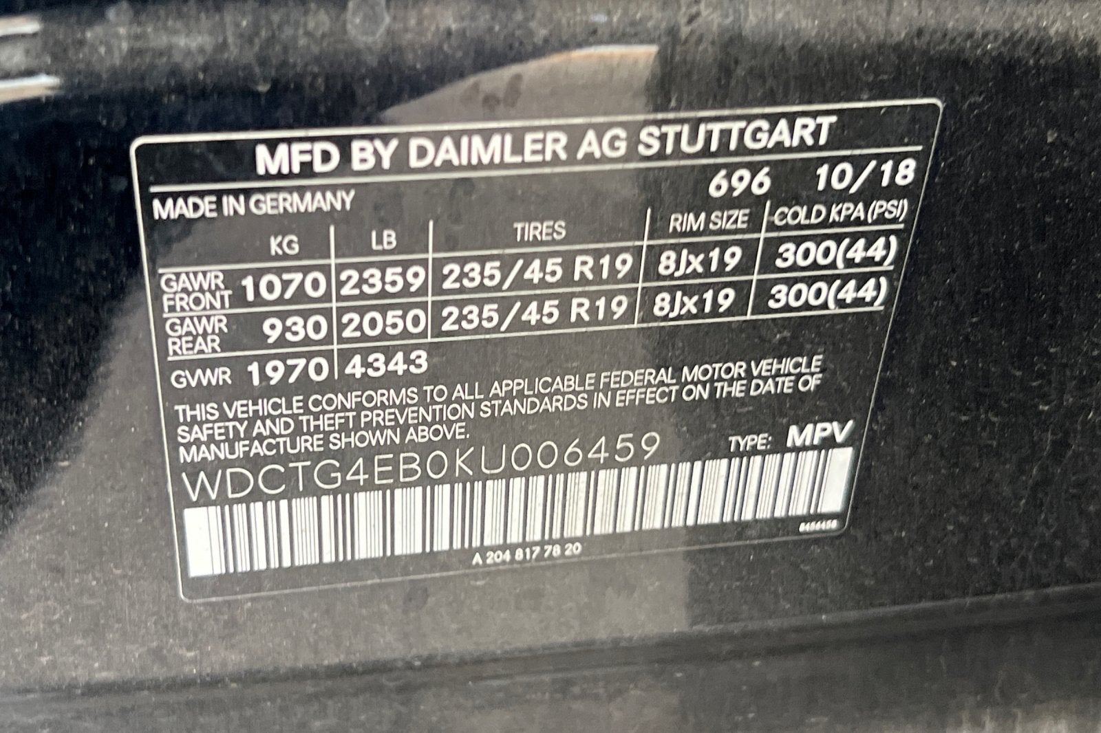 2019 Mercedes-Benz GLA 250 GLA 250