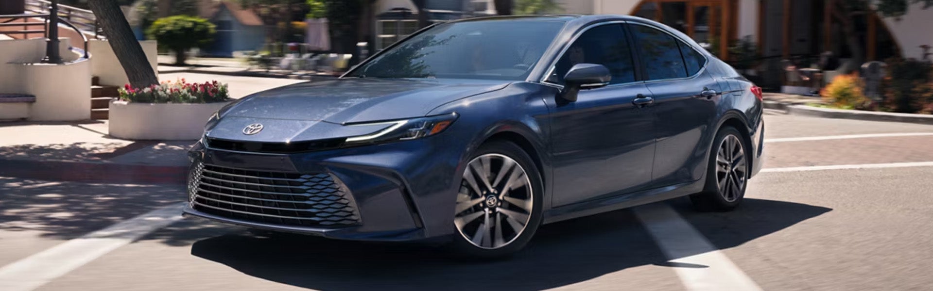 2026 Toyota Camry in blue color side view