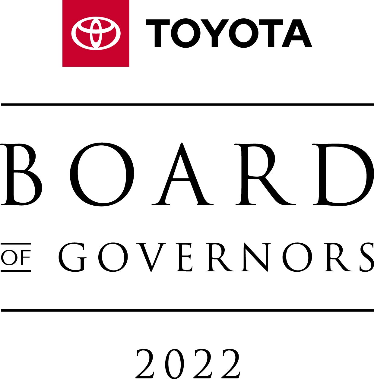 Toyota Board of Governors Award 2022