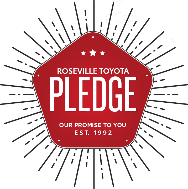 Roseville Toyota Pledge logo